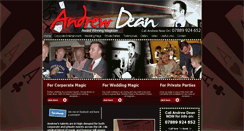 Desktop Screenshot of andrewdeanmagic.co.uk